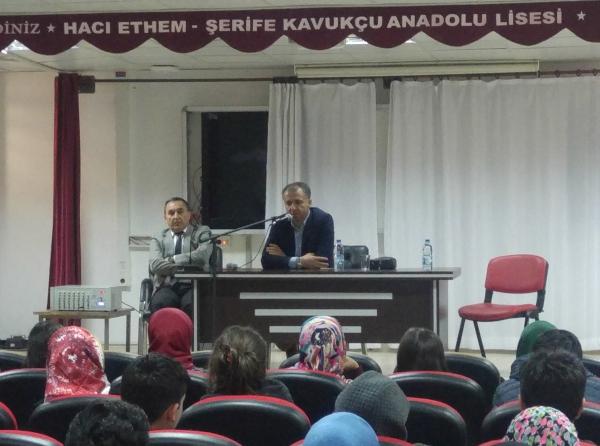 Serbest Avukat Hakkı BEŞKAZALI "Kariyer Günleri" Kapsamında Okulumuzu Ziyaret Etti.